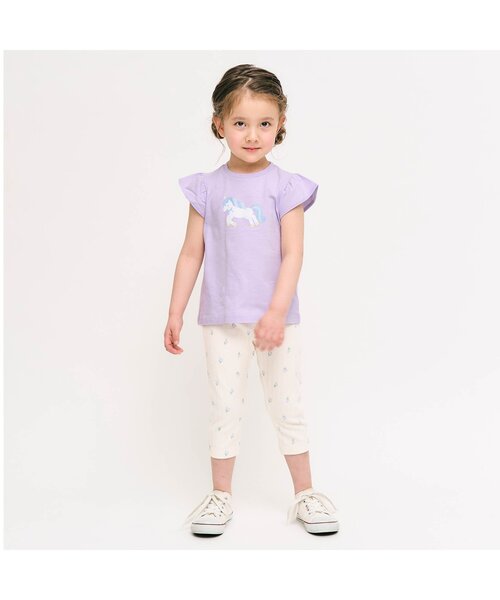 tシャツ 「WEB限定/ジュニア対応」袖フリルTシャツ/7days Style キッズ 子供服 女の子 | apres les cours | 15