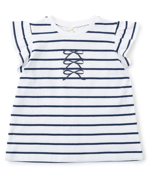 tシャツ 「WEB限定/ジュニア対応」袖フリルTシャツ/7days Style キッズ 子供服 女の子 | apres les cours | 10
