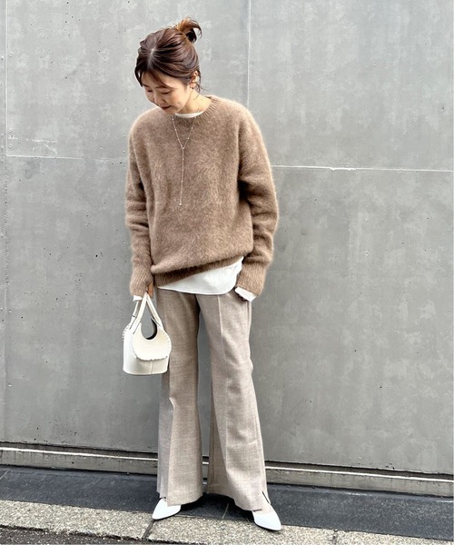 plage（プラージュ） 長袖ニット FREE ブラウン レディース : ZOZOTOWN