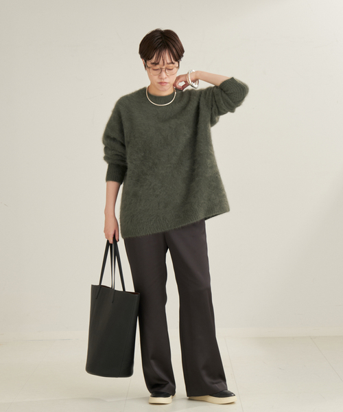 plage（プラージュ） 長袖ニット FREE ブラウン レディース : ZOZOTOWN