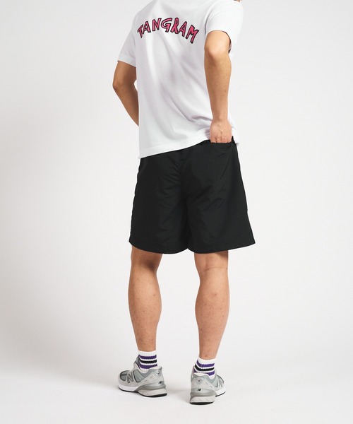 メンズウェア TANGRAM TGM NYLON EASY SHORTS L BLACK TANGRAM（タングラム） パンツ ZOZOTOWN 限定 TGM NYLON EASY SHORTS