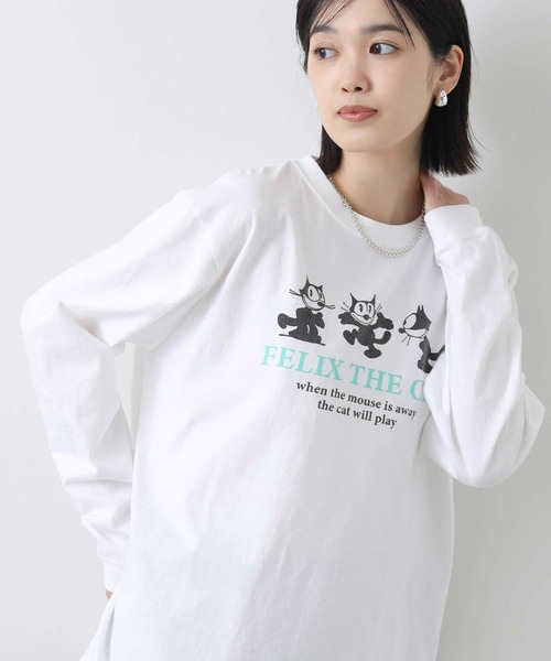tシャツ ＦＥＬＩＸロゴロンＴ レディース
