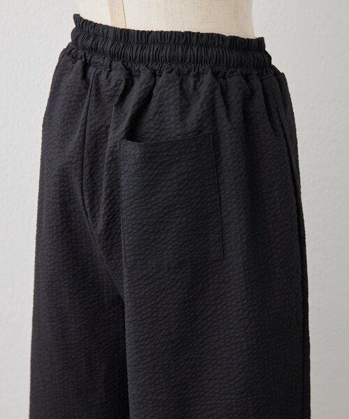 新品》sum1STYLE 速乾・シワにならない イージードロストパンツ 黒 F  