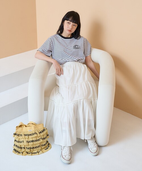 tシャツ THEATRE PRODUCTS × FREAK'S STORE/シアタープロダクツ 別注 ワンポイントロゴTシャツ レディース | FREAK'S STORE | 05