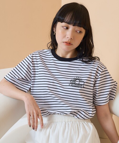 tシャツ THEATRE PRODUCTS × FREAK'S STORE/シアタープロダクツ 別注 ワンポイントロゴTシャツ レディース | FREAK'S STORE | 06