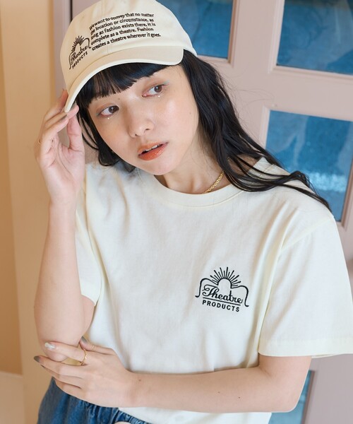tシャツ THEATRE PRODUCTS × FREAK'S STORE/シアタープロダクツ 別注 ワンポイントロゴTシャツ レディース | FREAK'S STORE | 18