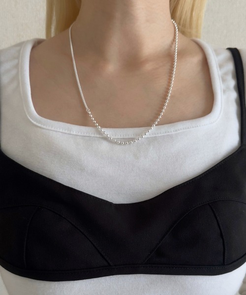 ネックレス 「silver925」CombichainNecklace/コンビチェーンネックレス レディース メンズの画像