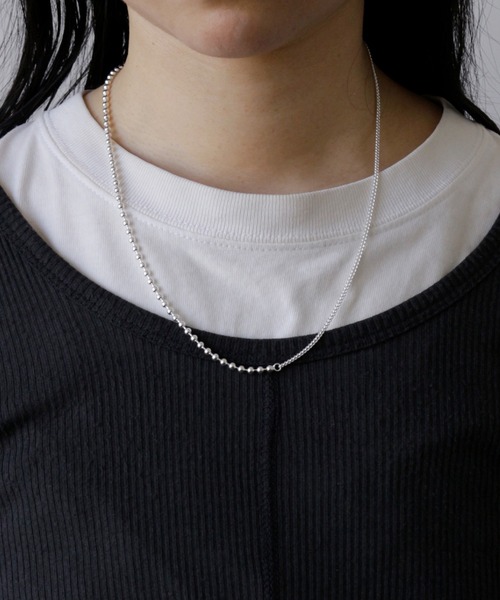 ネックレス 「silver925」CombichainNecklace/コンビチェーンネックレス レディース メンズの画像