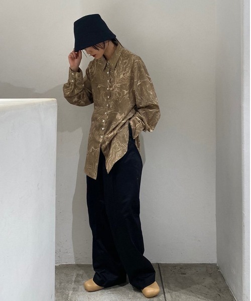 TODAYFUL◆長袖ブラウス/FREE/--/ベージュ/12310426 TODAYFUL（トゥデイフル）の「TODAYFUL Silky Pocket Shirts