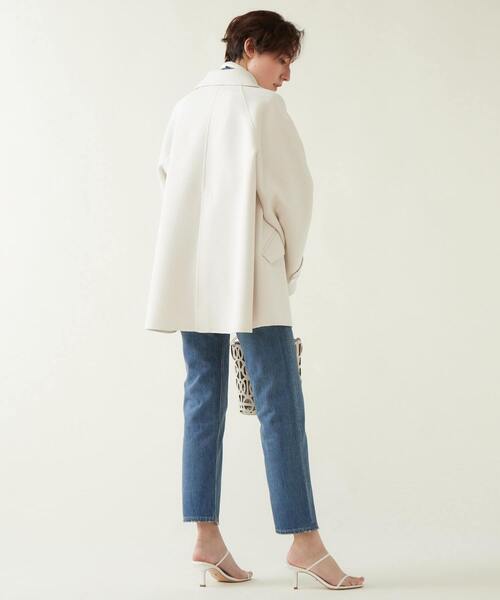 「martinique」 ステンカラーコート FREE ネイビー レディース_画像8