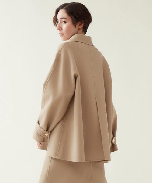 「martinique」 ステンカラーコート FREE ネイビー レディース_画像9