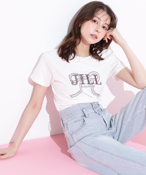 未使用超美品　jiltu ジルチュ　Tシャツ　リボン　ピンク 2025年最新】ジルチュ tシャツの人気アイテム - メルカリ