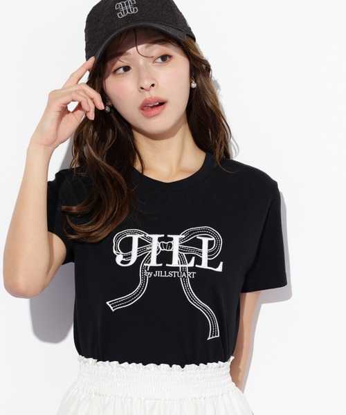 ビッグリボンロゴ刺繍Tシャツ | JILL by JILL STUART（ジル バイ