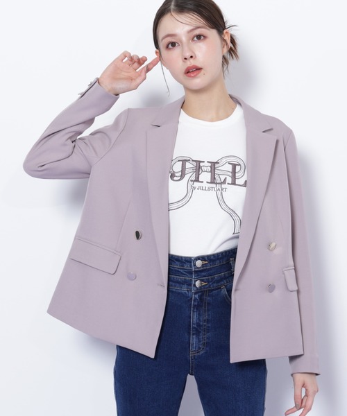 Tシャツ　JILLBYJILL STUARTビッグリボン ロゴ刺繍 ビッグリボンロゴ刺繍Tシャツ | JILL by JILL STUART（ジル バイ