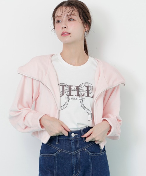 Tシャツ　JILLBYJILL STUARTビッグリボン ロゴ刺繍 ビッグリボンロゴ刺繍Tシャツ | JILL by JILL STUART（ジル バイ