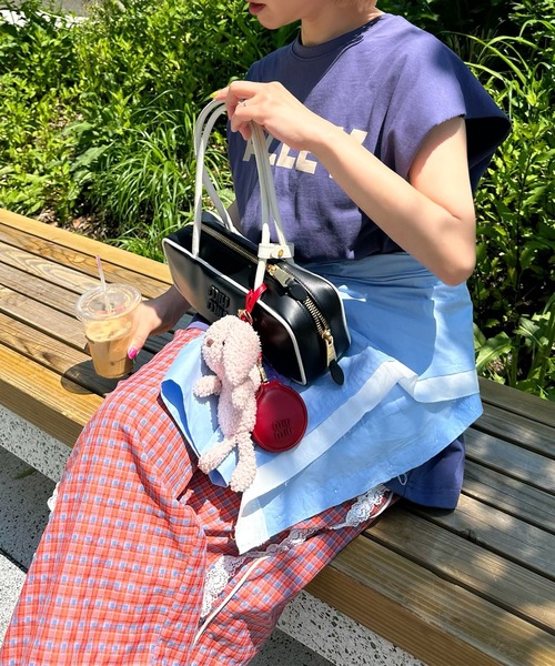 Alley Tokyo パンツ レースラインチェックパンツ レディース