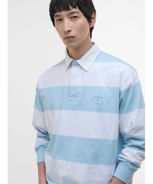 Barbour（バブアー） ポロシャツ Newgate ラガーシャツ（オーバー