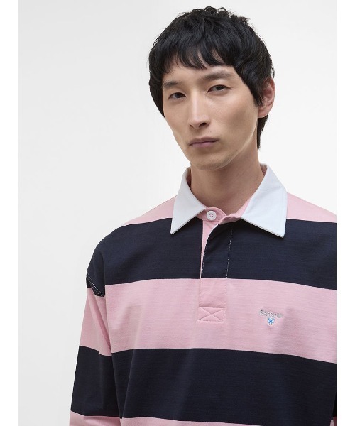 Barbour（バブアー） ポロシャツ Newgate ラガーシャツ（オーバー