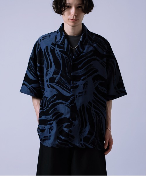 シャツ 半袖 総柄 オープンカラーシャツ メンズ レディース : ZOZOTOWN