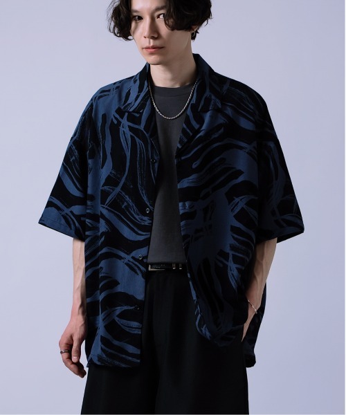 週末限定セール極美品 RRL 総柄 オープンカラー 半袖シャツ シャツ 半袖 総柄 オープンカラーシャツ メンズ レディース : ZOZOTOWN