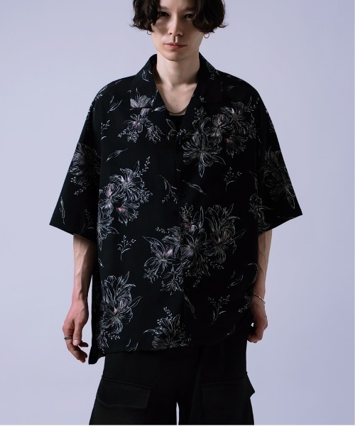 シャツ 半袖 総柄 オープンカラーシャツ メンズ レディース : ZOZOTOWN