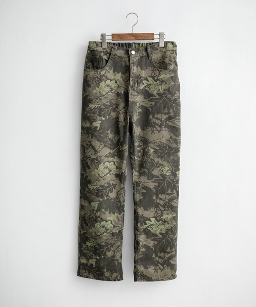 美品⭐︎今季⭐︎イチアンティークス カモフラージュ チノパン ichi Antiquite's】CAMO PANTS | ポップなカモフラージュ柄のパンツ