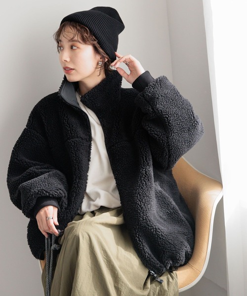 LEPSIM（レプシィム） ジップアップブルゾン FREE ブラック レディース