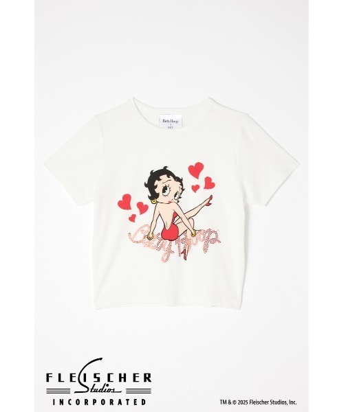 SLY ベディブープ Tシャツ SLY | Betty Boop x SLY EYELET Tシャツ (Tシャツ・カットソー