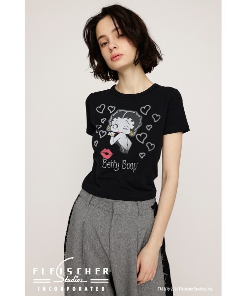 （72）Betty Boop コットンTシャツ 新作タグ付き BETTY BOOP】“黒猫ベイビーベティ”総刺繍Tシャツ | 流儀圧搾 ONLINE