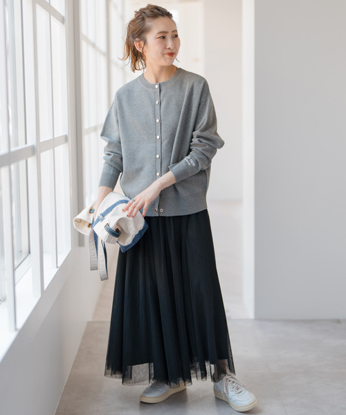 Spick＆Span カーディガン 「WEB限定」2WAYスナップボタン