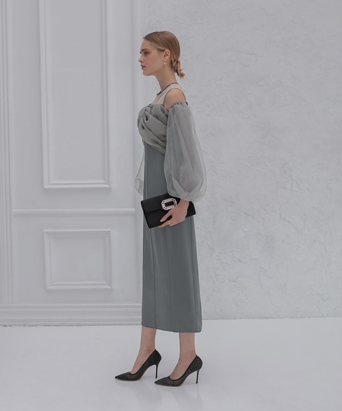 Leja（レジャ） ドレス 「LEJA」フロントリボンチュールIライン