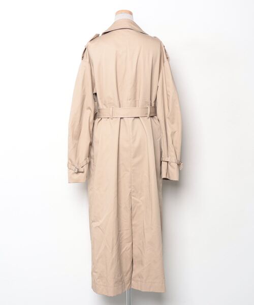 「MURUA」 トレンチコート FREE ブラウン レディース_画像2