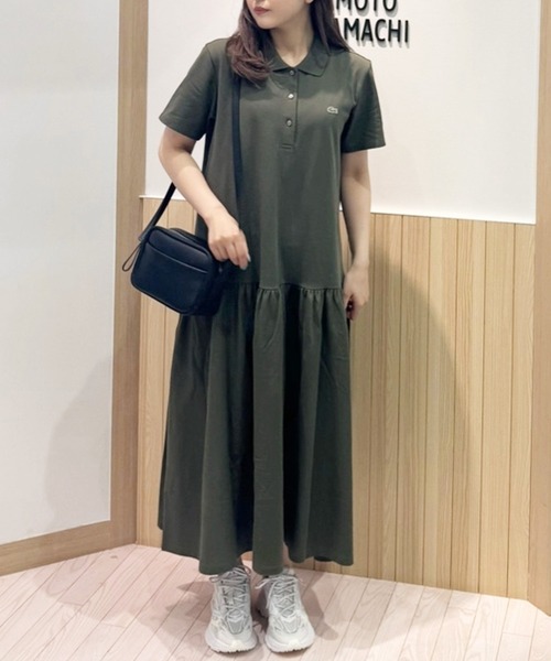 【新品未使用タグ付き】ラコステ　ワンピース LACOSTE ワンピース 「別注」「LACOSTE」ショートスリーブ
