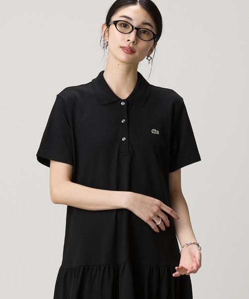 LACOSTE（ラコステ） シャツワンピース ローウエストポロドレス マキシ