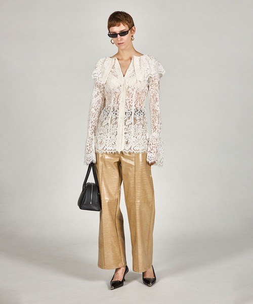 PRANK PROJECT ブラウス シャツ 「Pre-Order」スカラップレース