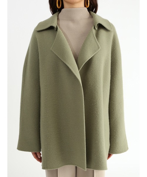 ミラオーウェン　　グレー　コート Mila Owen（ミラオーウェン） ステンカラーコート コート ロングリバー