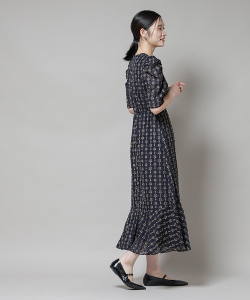 新品未使用　ジャガードワンピース (troisiemechaco)　タグ付き troisiemeCHACO（トロワズィエムチャコ） ワンピース troisieme chaco