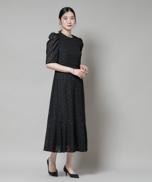 新品未使用　ジャガードワンピース (troisiemechaco)　タグ付き troisiemeCHACO（トロワズィエムチャコ） ワンピース troisieme chaco