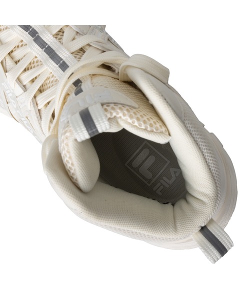 「FILA」 ハイカットスニーカー 25.0cm グレー レディース_画像9