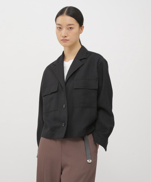 MARGARET HOWELL（マーガレットハウエル） ブラウス シャツ WOOL LINEN