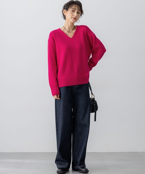 【タグ付未使用】23区 カシミヤ30% グレー　 Vネックセーター タグ付未使用】23区 カシミヤ30% グレー Vネックセーター - メルカリ