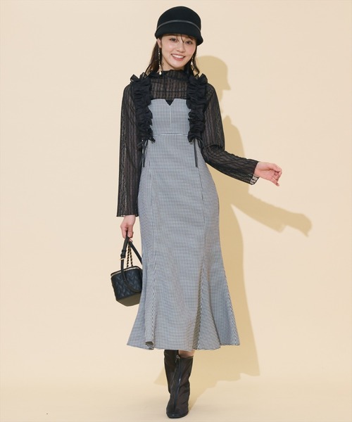 オフショル ワンピース（WILLSELECTION）（袖タイプ：ノースリーブ）の