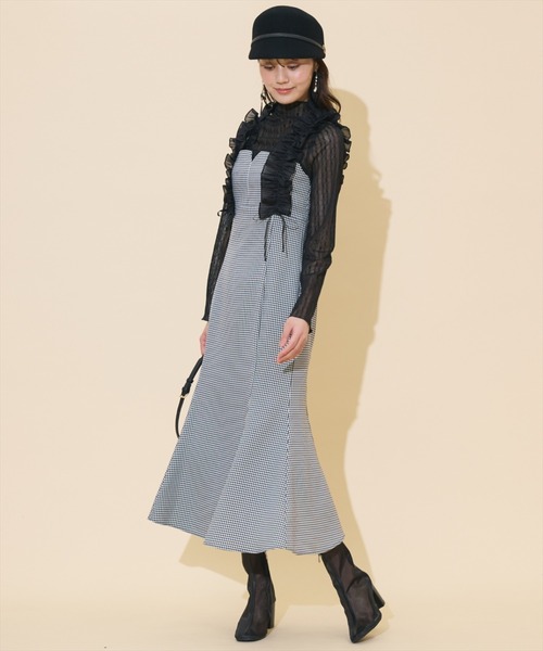 WILLSELECTION（ウィルセレクション） ワンピース フリルショルダー 