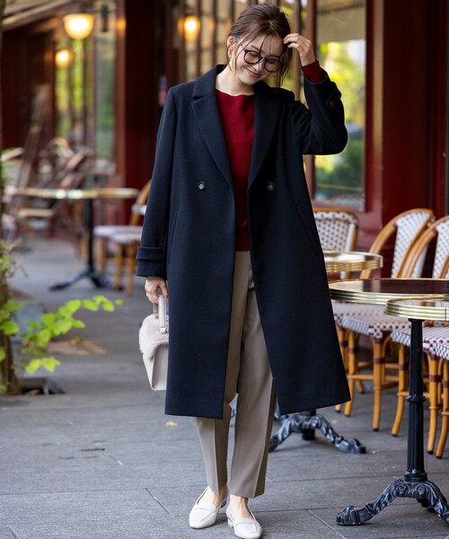 ANY SIS（エニィスィス） コート チェスターコート ウールライクロング