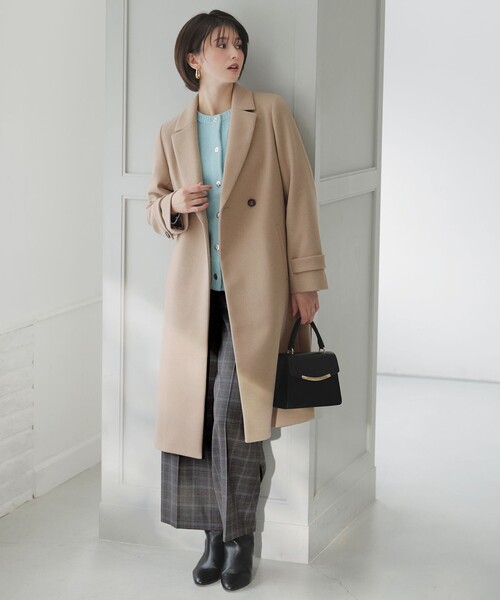 ANY SIS（エニィスィス） コート チェスターコート ウールライクロング