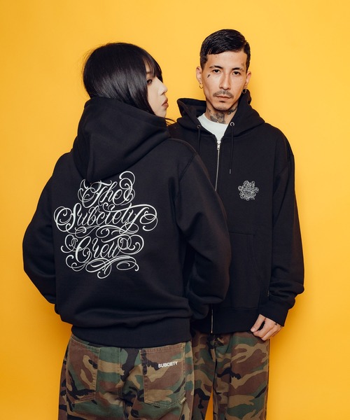 Subciety（サブサエティ） パーカー Club zip hoodie メンズ