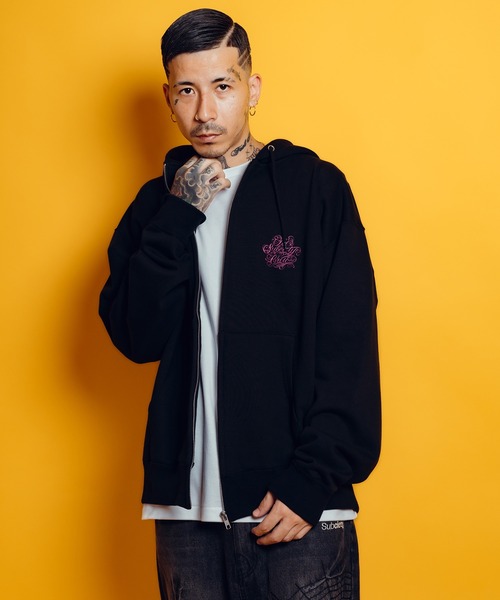 Subciety（サブサエティ） パーカー Club zip hoodie メンズ