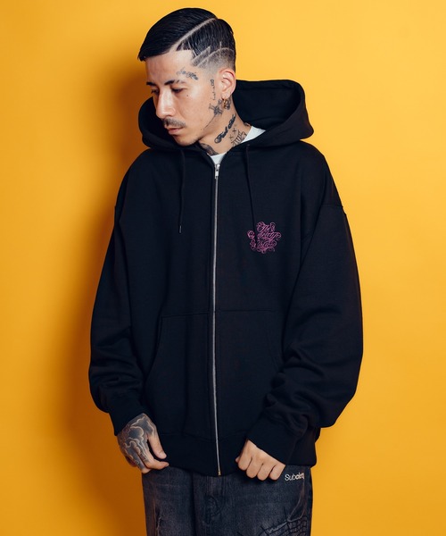 Subciety（サブサエティ） パーカー Club zip hoodie メンズ
