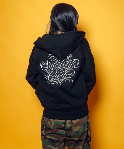 Subciety（サブサエティ） パーカー Club zip hoodie メンズ