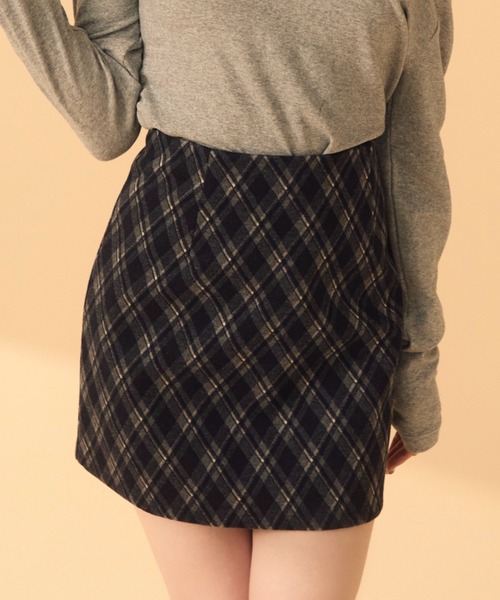 TITTY＆CO.（ティティーアンドコー） スカート チェック柄タイト